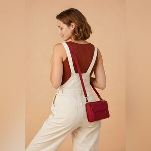 SQ BETSY Red Crossbody Purse